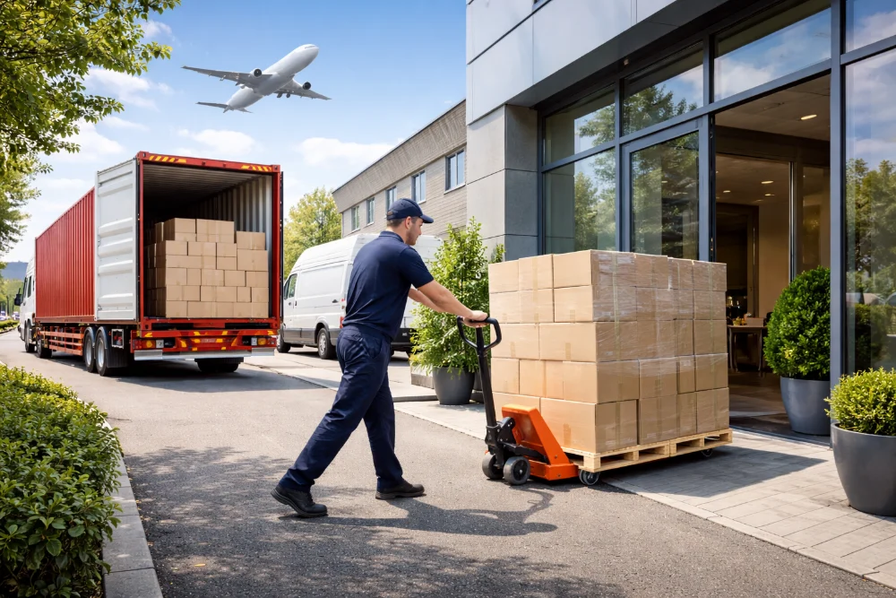 Servizi di trasporto merci internazionale da porta a porta per aziende in tutto il mondo